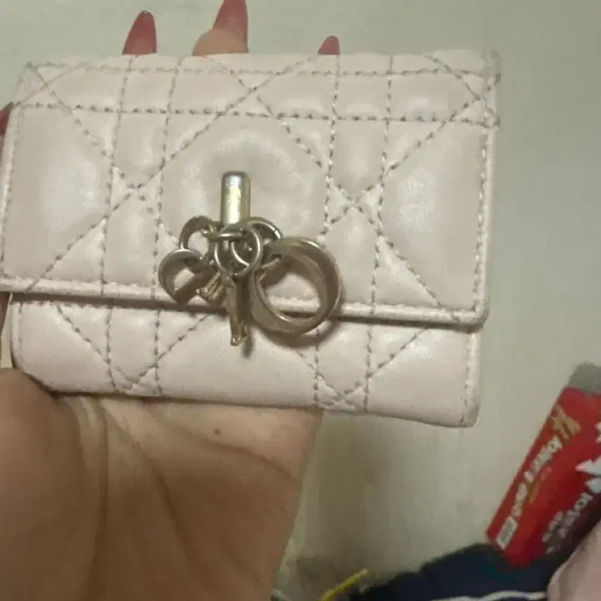 [BUNJANG] Dior Pink Card Holder / 디올 핑크 카드지갑 정품