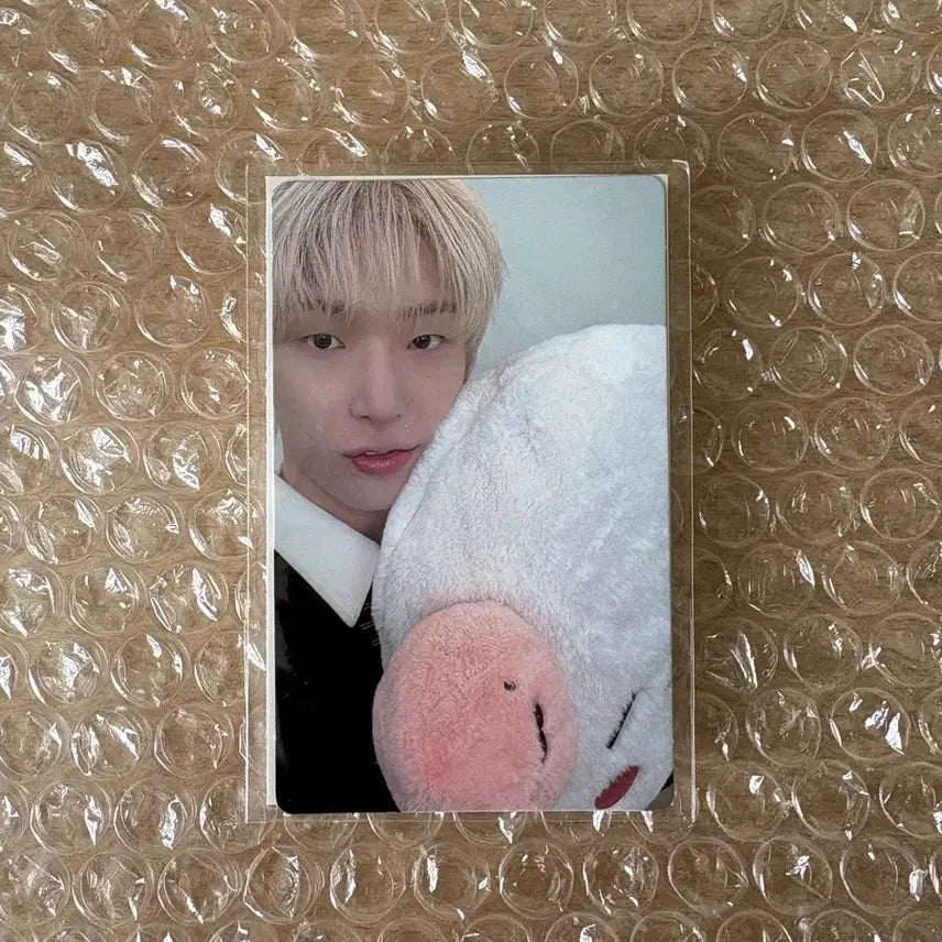 [BUNJANG] ATEEZ Mingi Lightstick Doll Bag Photocard / 에이티즈 민기 응원봉 가방 인형 lightstick doll bag 포카