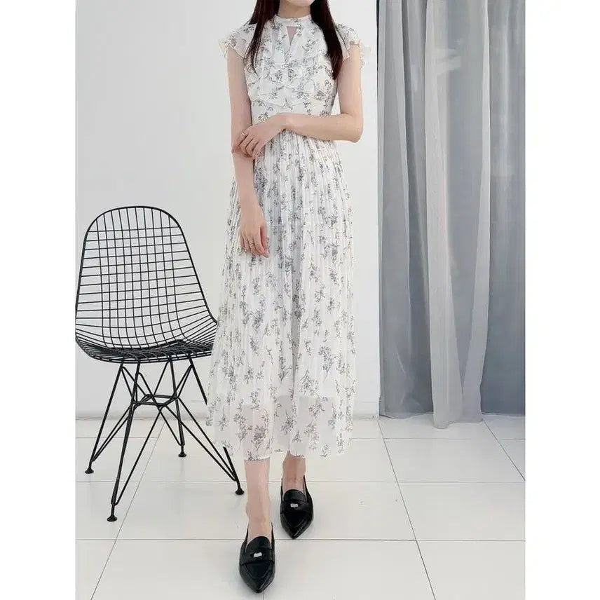 [BUNJANG] MERCURYDUO Flower Pattern Long Dress / 머큐리듀오 플라워 패턴 원피스