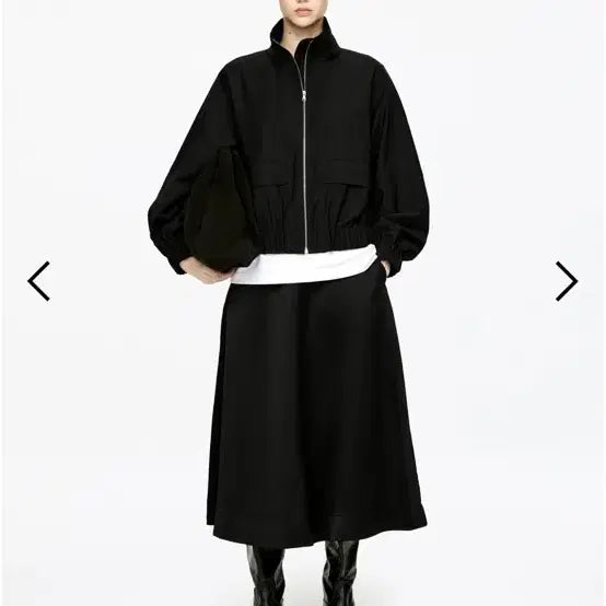 [BUNJANG] ARKET Sporty Jacket Black 34 / 아르켓 스포티 재킷 블랙 34