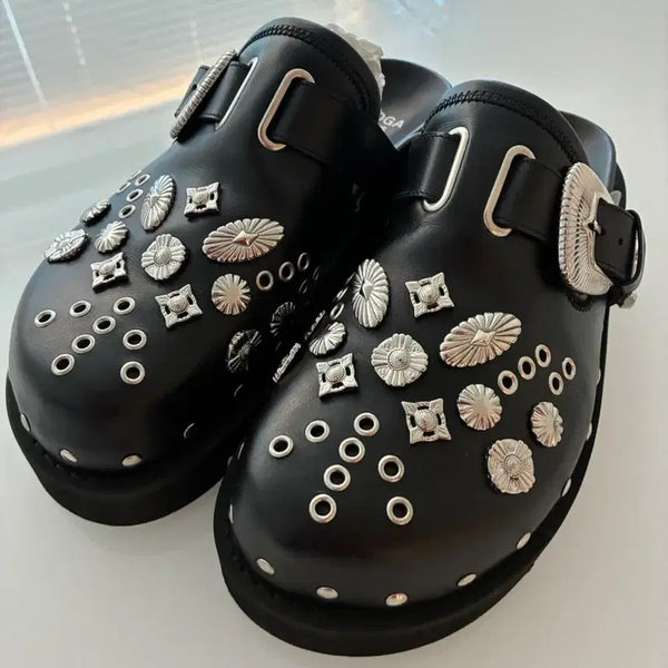 [BUNJANG] TOGA VIRILIS Leather Ladder Mules / 새상품) 토가 비릴리스 래더 뮬 42