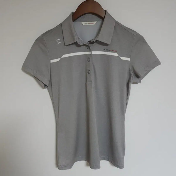 [BUNJANG] Louis Castel Women's Short-Sleeve Polo Logo T-Shirt PK / 루이까스텔 여성 반팔 카라티 로고 여자 PK 티셔츠 G319