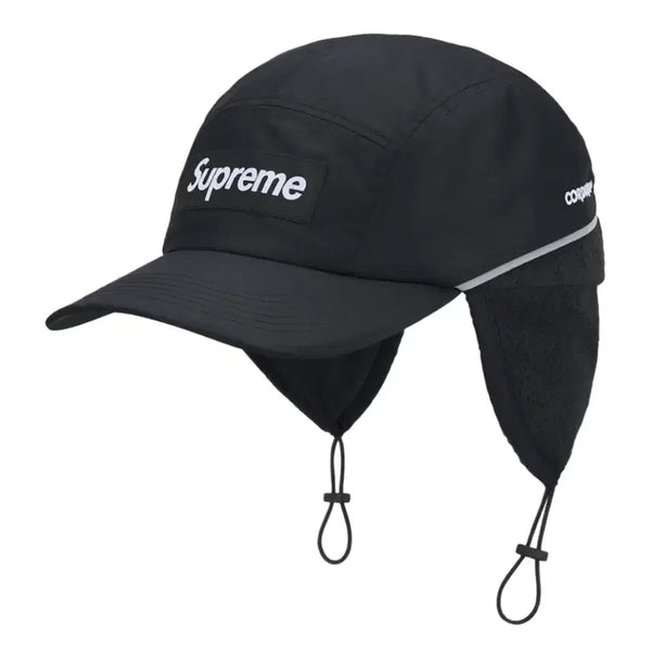 [BUNJANG] Supreme Box Logo Earflap Camp Cap Black / 슈프림 박스로고 캠프캡 이어플랩 블랙