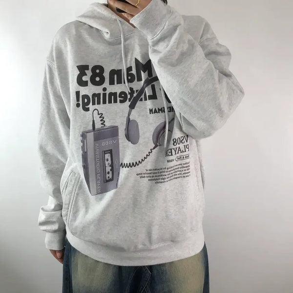 [BUNJANG] Vivastudio Back Melange Hoodie XL / [XL] 비바스튜디오 백멜란지 후드티