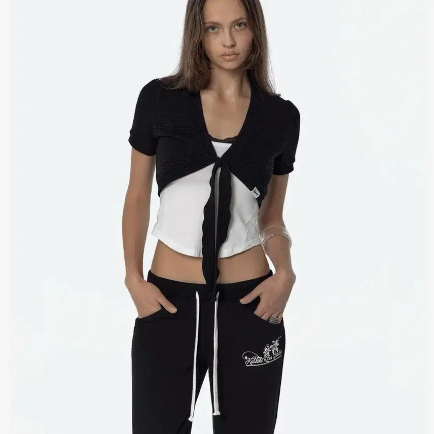 [BUNJANG] Cassico Front Tie Short Bolero / 카시코 볼레로 Front Tie Short Bolero