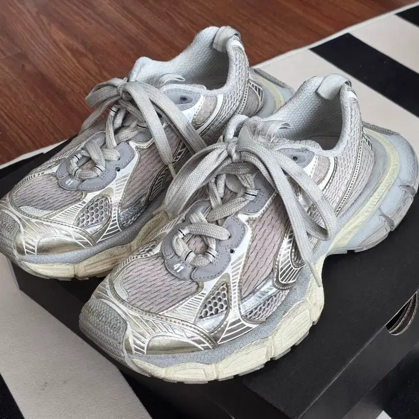 [BUNJANG] Balenciaga 3XL Eggshell Sneakers (Size 41) / 발렌시아가 3XL 에그쉘 41사이즈
