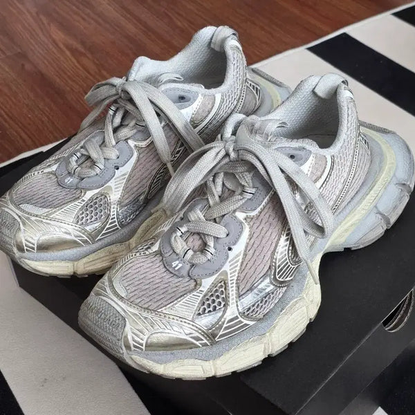 [BUNJANG] Balenciaga 3XL Eggshell Sneakers (Size 41) / 발렌시아가 3XL 에그쉘 41사이즈