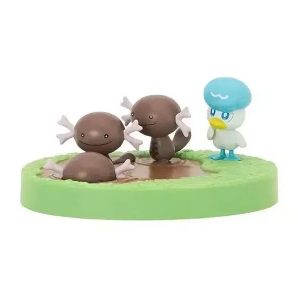 [BUNJANG] Pokemon Store Limited Edition Quaxly & Paldean Wooper "Lost Quaxly" Series Accessory Tray (Sealed) / [미개봉 정품] 포켓몬스토어 한정판 포켓몬스터 "길 잃은 꾸왁스" 시리즈의 꾸왁스 & 팔데아 우파 소품 트레이