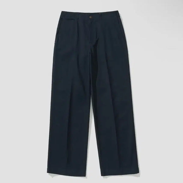 [BUNJANG] Shutter Tapered Chino Pants Navy S / 셔터 테이퍼드 치노 팬츠 네이비, S