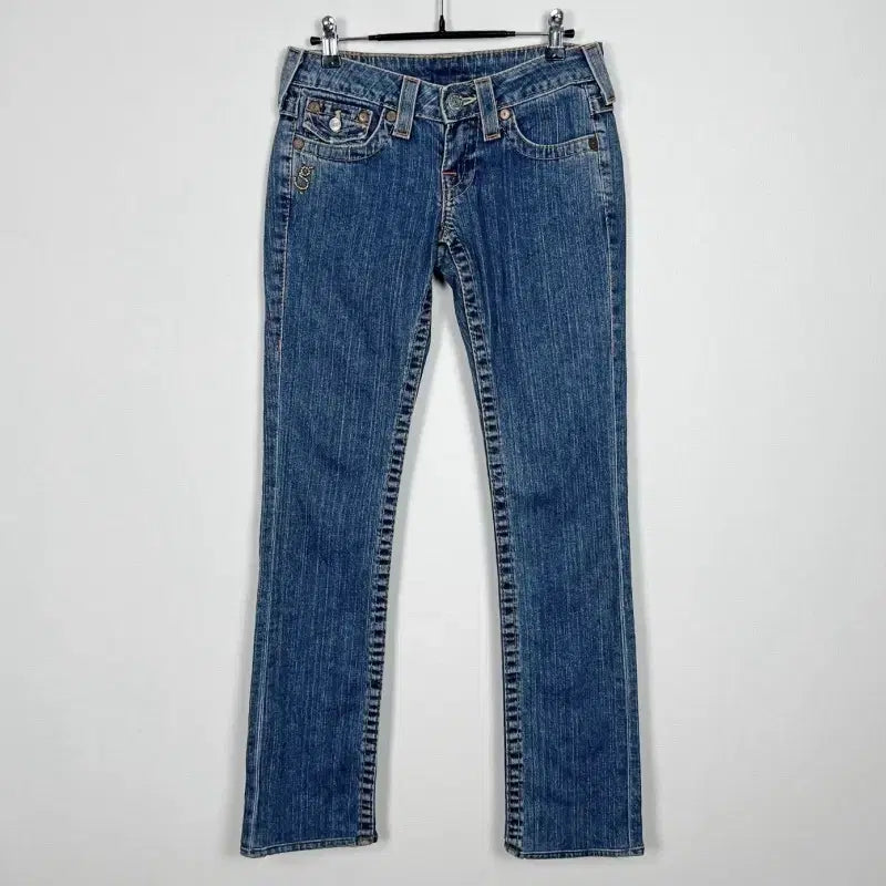 [BUNJANG] True Religion Low Rise Slim Fit Skinny Jeans (Size 25) / 트루릴리젼/골반 슬림핏 청바지 스키니 진 25 S/라덴