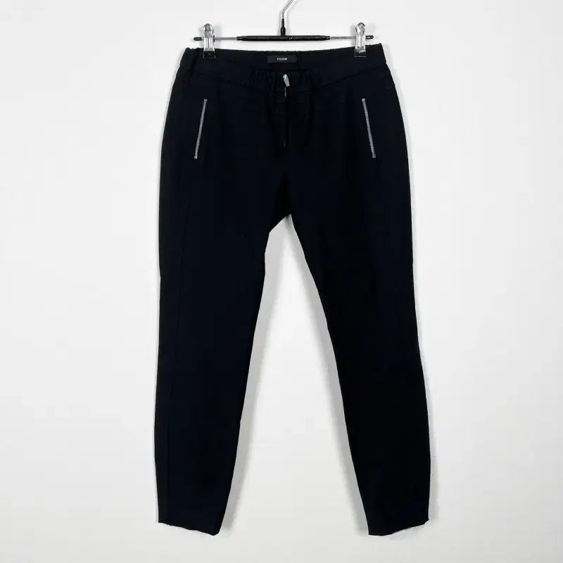 [BUNJANG] System Black Stretch Banding Pants / 시스템/밴딩 스판 블랙 바지 여64 55 S/라덴