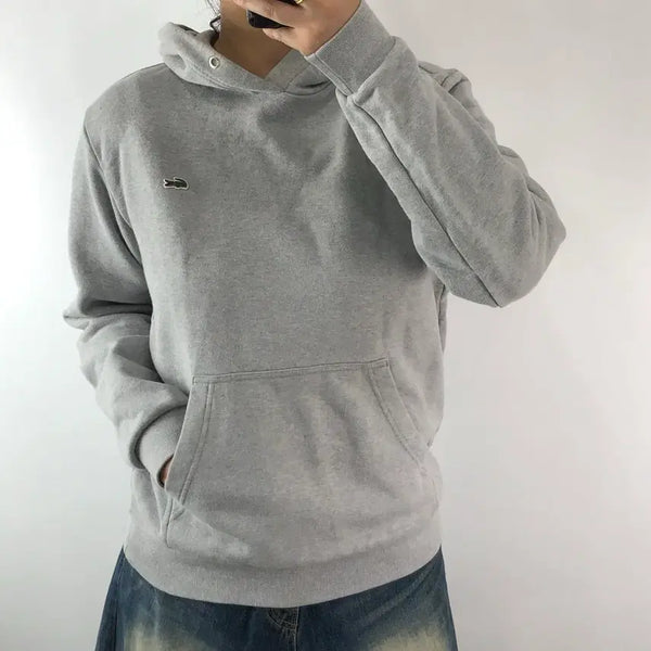[BUNJANG] Lacoste Grey Hoodie / [S] 라코스테 그레이 후드티
