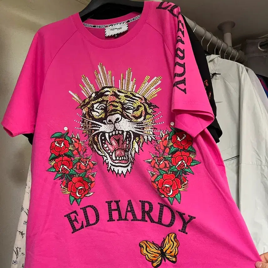[BUNJANG] Ed Hardy Short Sleeve T-Shirt / Edhardy 에디하디