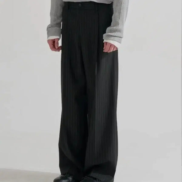 [BUNJANG] Juang Homme Pinstripe Slacks (M) / 주앙옴므 핀스트라이프 m