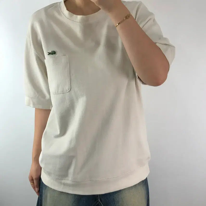 [BUNJANG] Lacoste Short Sleeve T-Shirt / [L] 라코스테 반팔 티셔츠