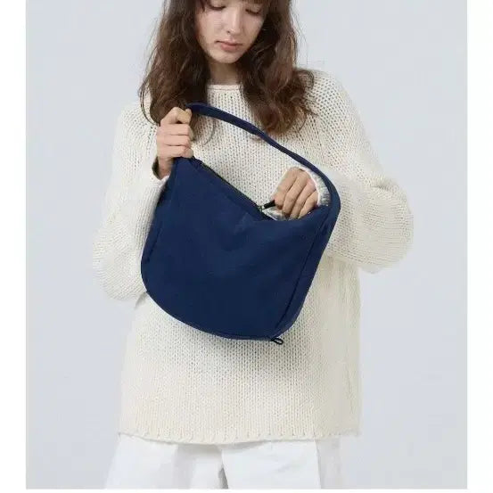 [BUNJANG] ACoC Way Hobo Bag Navy / 아코크 acoc way hobo bag 네이비 호보백 가방 토트백 숄더백 새것