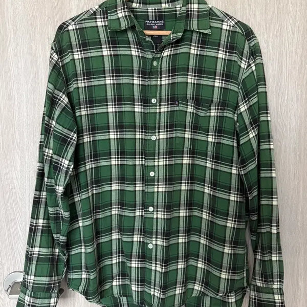 [BUNJANG] Polo Ralph Lauren Polo Jeans Check Shirt Green / 폴로 랄프로렌 폴로진스 체크 셔츠 그린