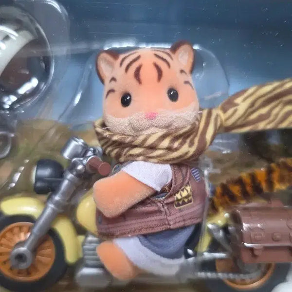 [BUNJANG] Sylvanian Families Father Tiger Motorcycle (Sealed) / 실바니안호랑이 실바니안아빠호랑이 오토바이 미개봉