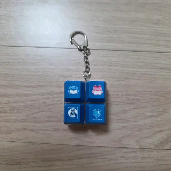 [BUNJANG] Jinro Toad DukBoSangHwe Festival Collaboration Keycap Keyring / (새상품) 진로 두꺼비 두껍상회 굿즈 페스티버 콜라보 키캡 키링