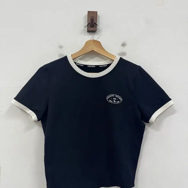 [BUNJANG] Xexymix Ringer Crop Short-Sleeve T-shirt XL / (XL)젝시믹스 링거 크롭 반팔티