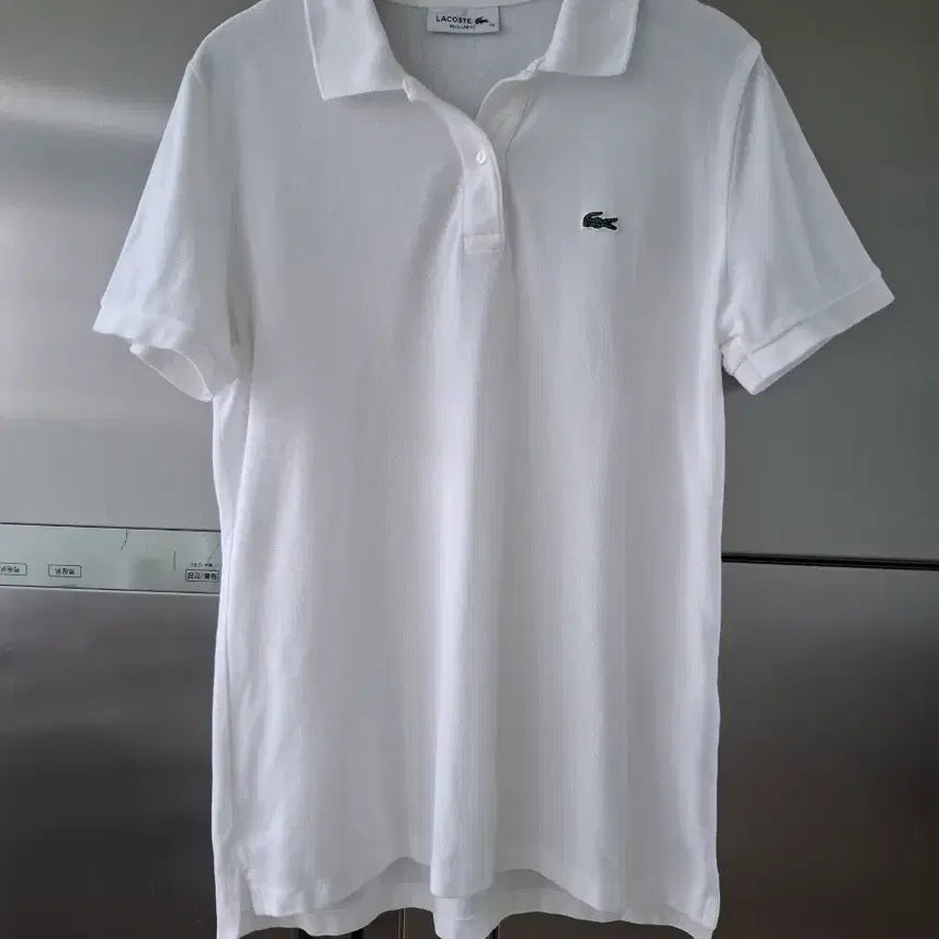 [BUNJANG] Lacoste Short Sleeve Polo Shirt - White / 라코스테 카라티 화이트