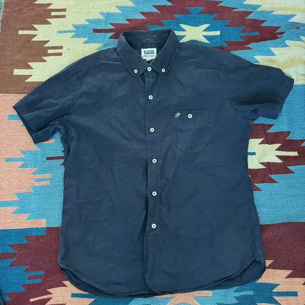 [BUNJANG] Pherrows Work Shirt Short Sleeve / 페로우즈 pherrows 워크 셔츠 반팔