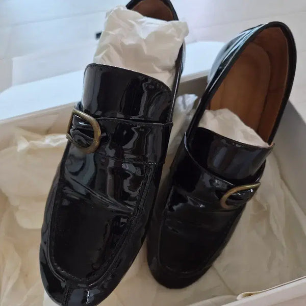 [BUNJANG] Isabel Marant Leather Loafers with Buckle Detail / 이자벨마랑로퍼