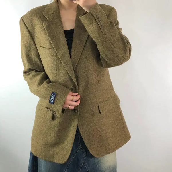 [BUNJANG] Chaps Ralph Lauren Pure New Wool Blazer / [40R] chaps 챕스 랄프로렌 퓨어 뉴 울 블레이저