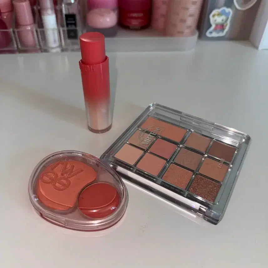 [BUNJANG] Cosmetic Set: Espoir Lip, Ffanci Blusher, Etude Eyeshadow Palette / 코잘봄 색조 판매