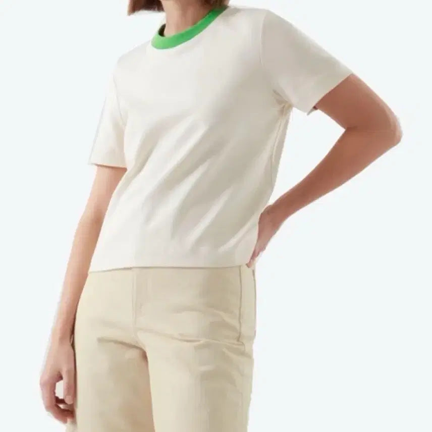 [BUNJANG] COS Heavyweight Ringer T-Shirt - Organic Cotton / 코스 헤비웨이트 티셔츠