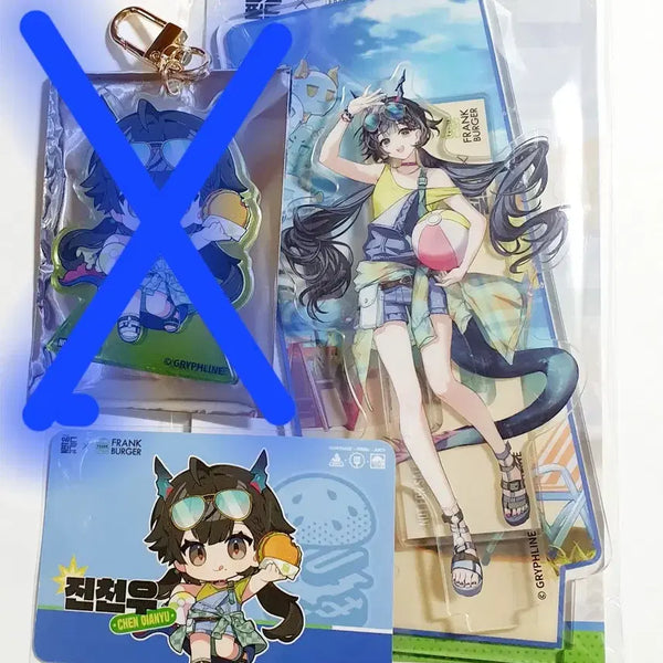 [BUNJANG] Arknights: Endfield Chen Qianyu Acrylic Stand & Photocard Set / 명일방주 엔드필드 프랭크버거 진천우 아크릴 스탠드 포토카드 세트