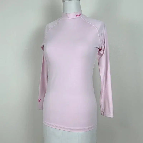 [BUNJANG] Volvik Cooling Thin Spandex Semi-Turtleneck T-Shirt - Size S / 볼빅/냉감 얇은 스판 반폴라 티셔츠 티 여S 90/라덴