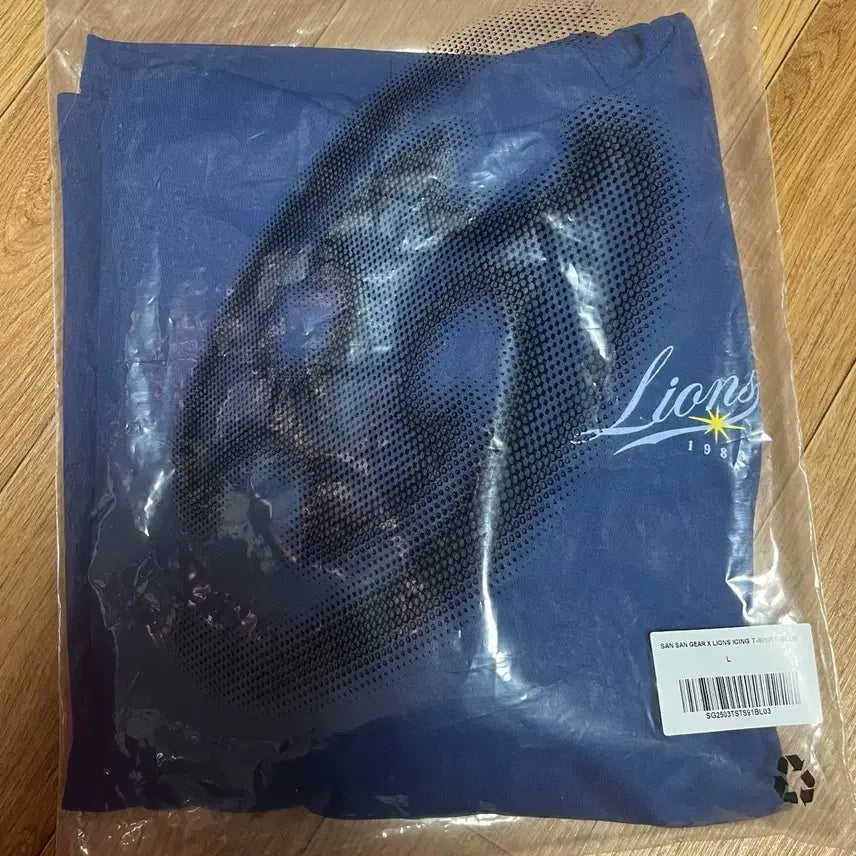 [BUNJANG] Samsung Lions Sansan Gear Icing T-Shirt L / 삼성 라이온즈 산산기어 아이싱 티셔츠 L