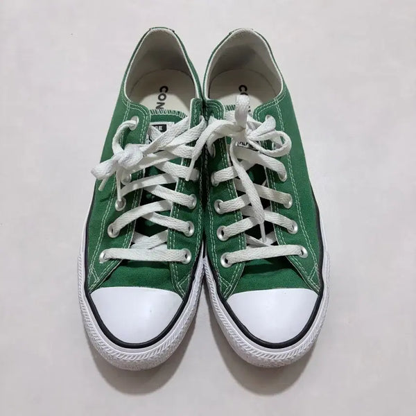 [BUNJANG] Converse Chuck Taylor All Star OX Amazon Green Sneakers (250mm) / [250] 컨버스 척테일러 올스타 OX 아마존 그린 150476C