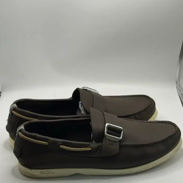 [BUNJANG] Salvatore Ferragamo Leather Men's Loafers Size 9 (270) / [상태 최상] 페라가모 레더 보트 신발