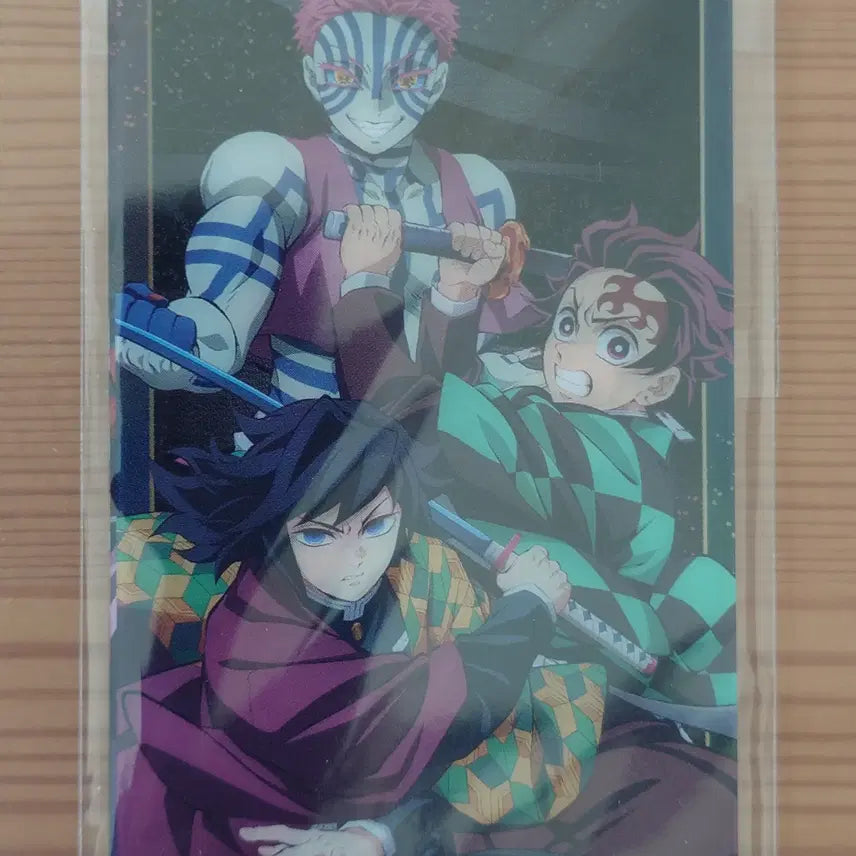 [BUNJANG] Demon Slayer Kimetsu no Yaiba Mugen Train Arc Limited Edition Clear Card Set / [2026.7.29출시/아마존재팬한정판] 귀칼 클리어카드 3장 세트 (귀멸의칼날 무한성편)