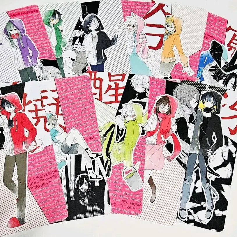 [BUNJANG] Kagerou Project 11 Types Card Set / ㅎㅈ님 카게로우프로젝트 카게프로 11종 카드텍 세트