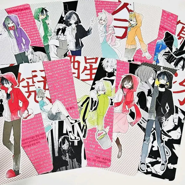 [BUNJANG] Kagerou Project 11 Types Card Set / ㅎㅈ님 카게로우프로젝트 카게프로 11종 카드텍 세트