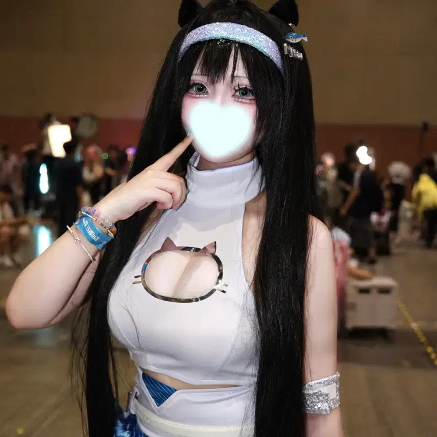 [BUNJANG] Victory Goddess: NIKKE Mint T.T Star Idol Cosplay Costume / <승리의 여신: 니케> 민트 T.T STAR 아이돌 코스프레 의상