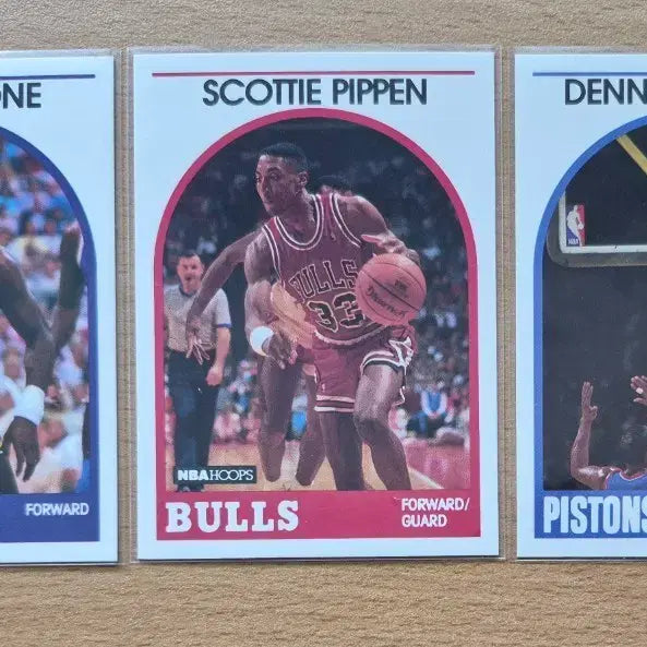[BUNJANG] 1989 Hoops NBA Star Players Card Bundle (Malone, Pippen, Rodman) / NBA 1989 훕스 칼 말론, 스코티 피펜, 데니스 로드맨 카드 3장랏 판매합니다.