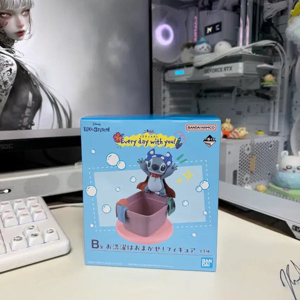 [BUNJANG] Disney Stitch Kuji Prize B 'Laundry Day' Figure (Sealed) / 스티치 쿠지 B상 빨래는 나에게 맡겨 미개봉 새상품