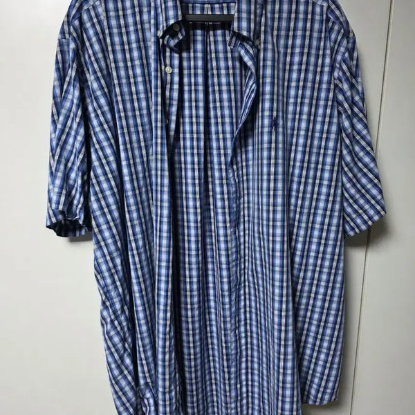 [BUNJANG] Polo Ralph Lauren Blake Check Short Sleeve Shirt XL (XXL) / 폴로 블레이크 반팔셔츠 XL(XXL) 체크