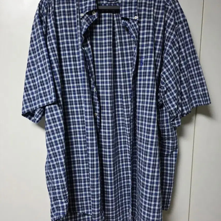 [BUNJANG] Polo Ralph Lauren Blake Check Short Sleeve Shirt XL (XXL) / 폴로 블레이크 반팔셔츠 XL(XXL) 체크