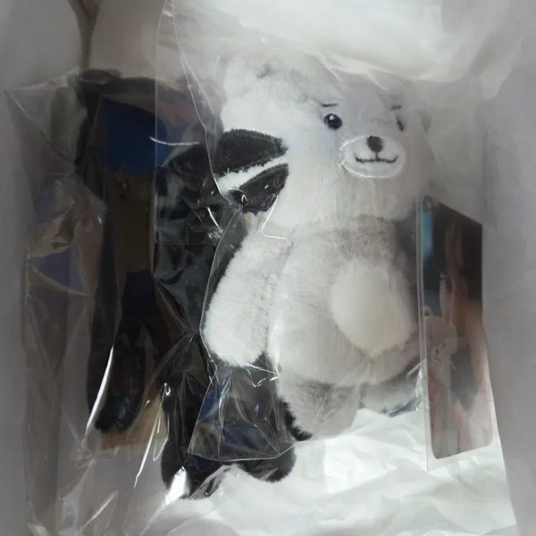 [BUNJANG] Ahn Hyo-seop "Rang" Squirrel Plushie Keyring Set / 안효섭 랑이 어구리 인형 키링 세트