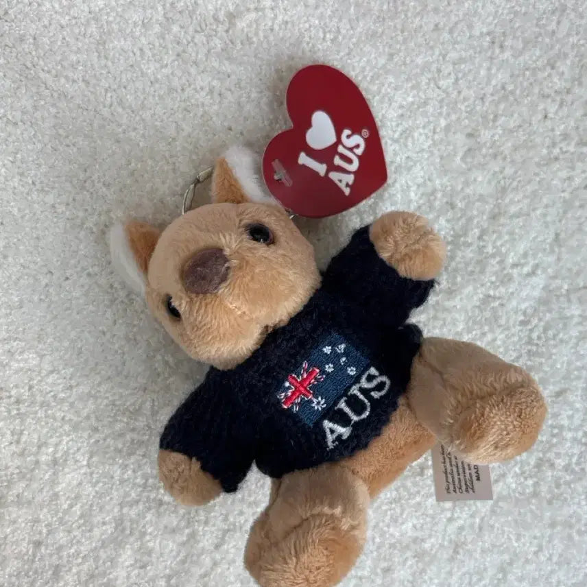 [BUNJANG] Australia Kangaroo Keychain Plush Doll / 호주 캥거루 키링 인형