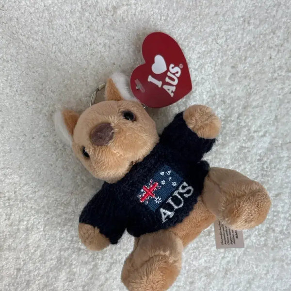[BUNJANG] Australia Kangaroo Keychain Plush Doll / 호주 캥거루 키링 인형