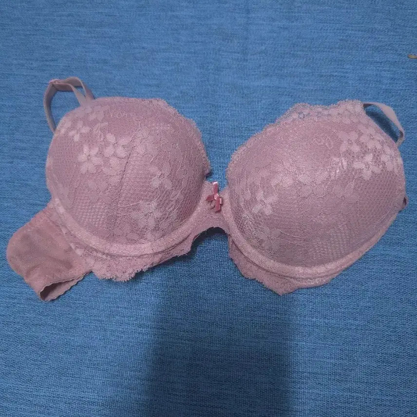 [BUNJANG] Lace Bra Pink / 레이스 속옷 브라 핑크
