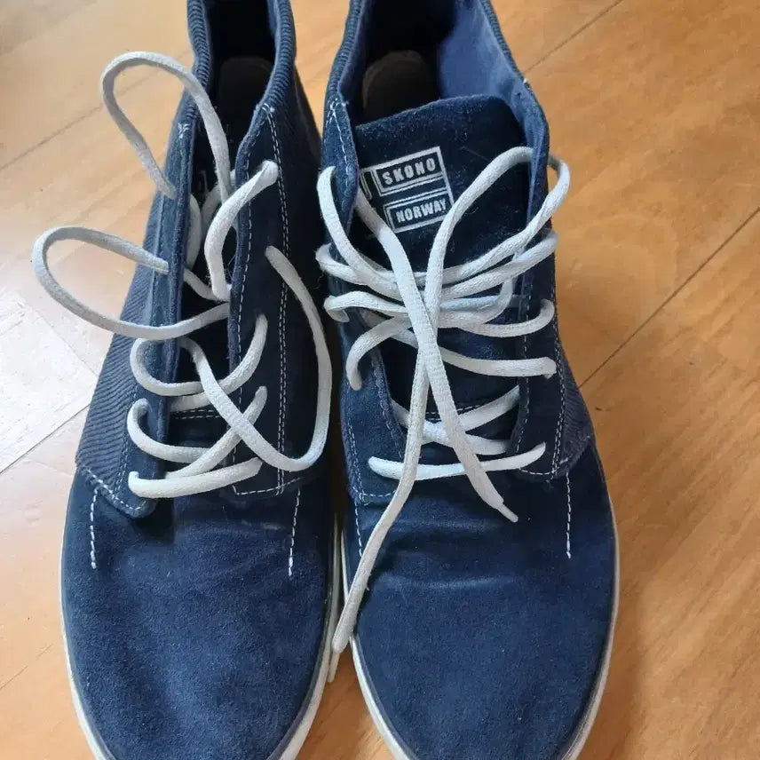 [BUNJANG] SKONO Suede Chuck Taylor Sneakers - Navy (280mm) / SKONO 스웨이드 척테일러 스니커즈 280