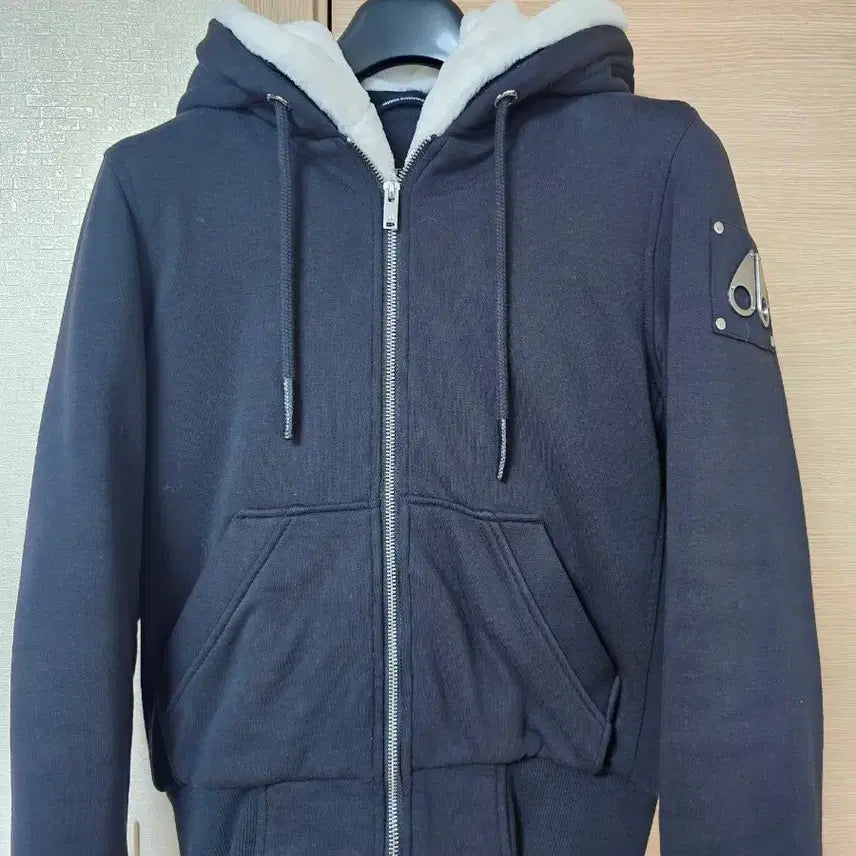 [BUNJANG] Moose Knuckles Bernie Sweater Hooded Zip-Up Black Size S / 무스너클 버니스웨터 후드 집업 블랙 S사이즈