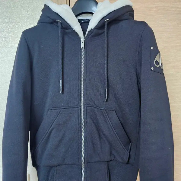 [BUNJANG] Moose Knuckles Bernie Sweater Hooded Zip-Up Black Size S / 무스너클 버니스웨터 후드 집업 블랙 S사이즈